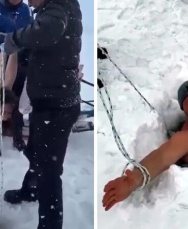 Kış yüzücülerinin durağı çıldır gölü oldu