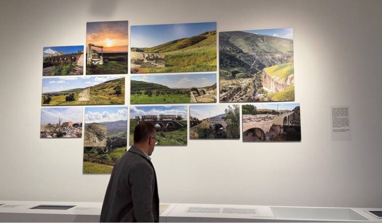 ‘Kuşbakışı Filistin’ sergisi Ankara’da ziyarete açıldı