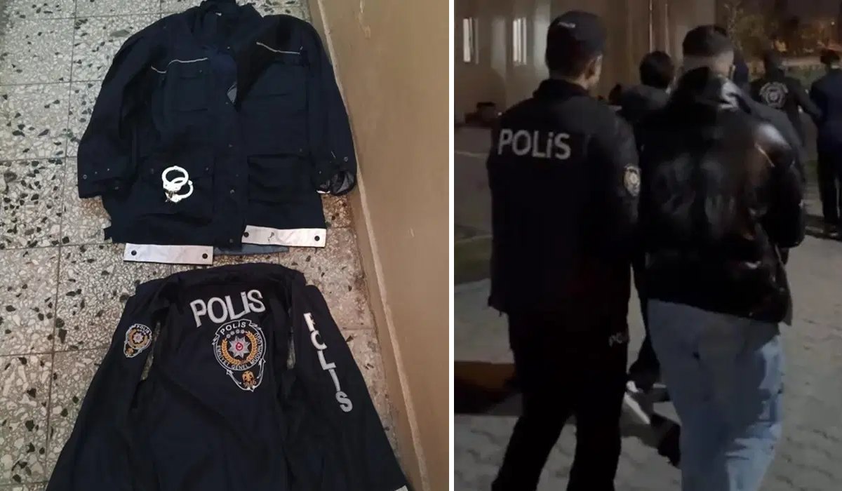 Oolis üniformasıyla eve girip yabancı öğrenciler rehin aldılar!