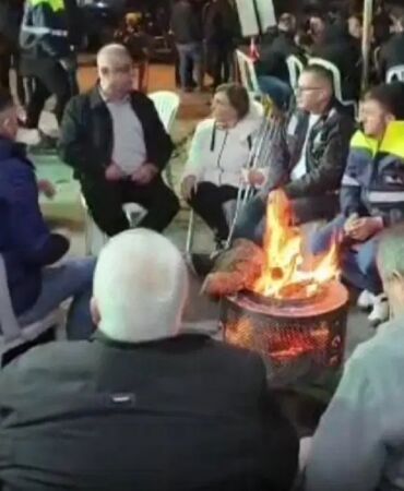 SOMA'DAKİ İŞÇİ EYLEMİ