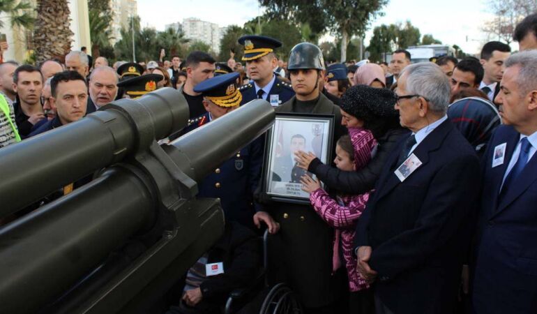 Şehit Hava Pilot Binbaşı Bolat, son yolculuğuna uğurlandı