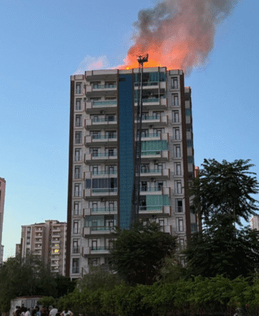 diyarbakırda yangın faciası