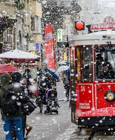 istanbul kar yağışı