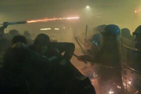 olimpiyatlar öncesi gerilim göstericilere müdahale edildi