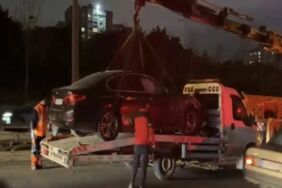 tem otoyolu’nda korku dolu anlar tır ve 4 araç çarpıştı