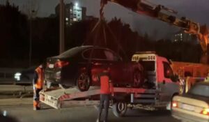 tem otoyolu’nda korku dolu anlar tır ve 4 araç çarpıştı