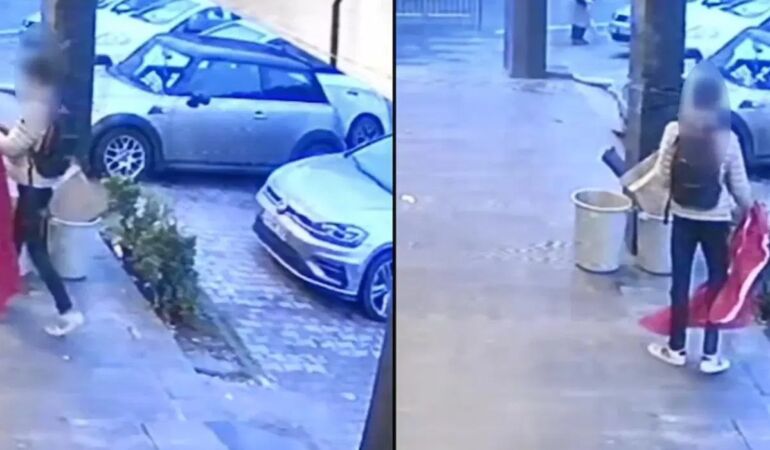 türk bayrağına saldırıya tepki yağdı emniyet harekete geçti