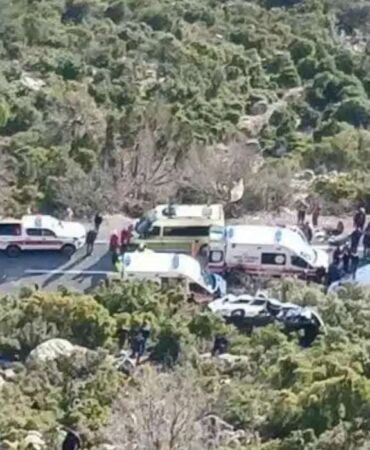 Anamur’da feci kaza İşçi servisi uçurumdan düştü1