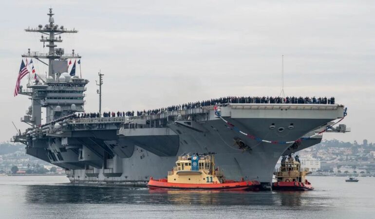 Askeri tehdit mi, propaganda mı İran ABD uçak gemisi hakkında sert iddialarda bulundu
