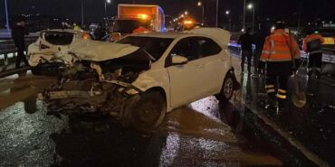 Ataşehir’de zincirleme kaza Yaralılar var!