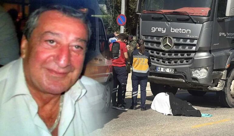 Beton mikseri çarptı İş insanı Murat Murathanoğlu yaşamını yitirdi