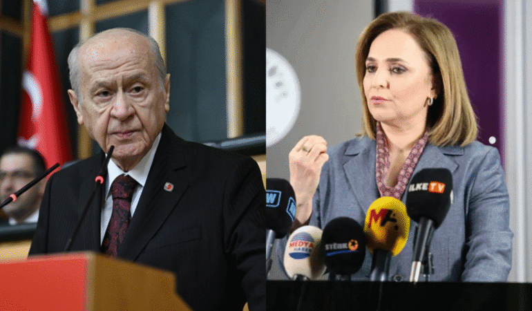 DEM Partisi’nden açıklama Ayşegül Doğan Bahçeli’nin sözlerine karşılık verdi