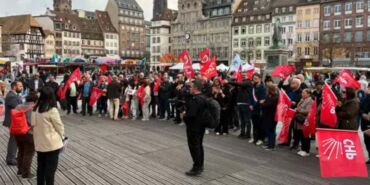 Ekrem İmamoğlu'nun tutukluluğunun birinci yılı, Fransa’da protesto edildi