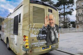 İETT, İlber Ortaylı için özel saygı otobüsü hazırladı