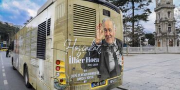 İETT, İlber Ortaylı için özel saygı otobüsü hazırladı