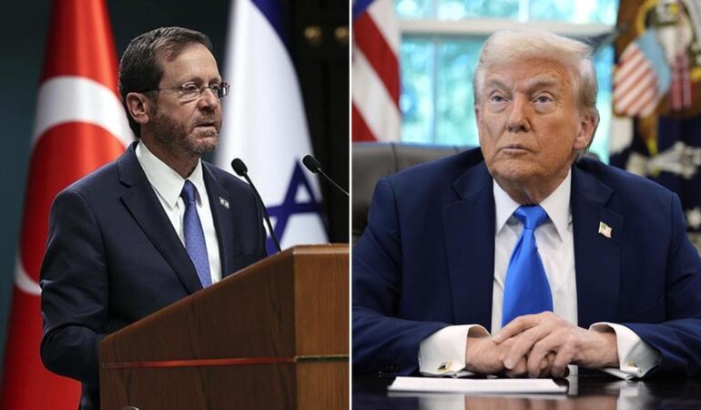 Donald Trump’tan İsrail Cumhurbaşkanı Herzog’a sert sözler: ‘Zayıf ve acınacak biri’