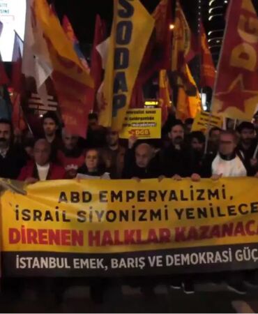 İsrail Konsolosluğu önünde protesto