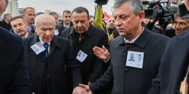 Katar’da şehit olan ASELSAN teknisyenleri Ankara’da uğurlandı Özgür Özel ve Bahçeli bir arada