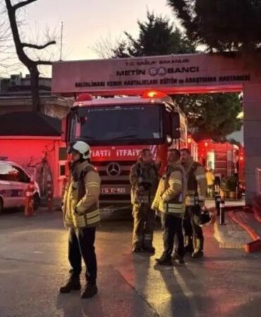 Metin Sabancı Baltalimanı Kemik Hastalıkları Eğitim ve Araştırma Hastanesi’nde korkutan yangın