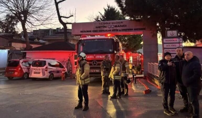 Metin Sabancı Baltalimanı Kemik Hastalıkları Eğitim ve Araştırma Hastanesi’nde korkutan yangın