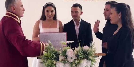 Nikah memuru ters köşe yaptı! Şaka yapmak isteyenler şaştı kaldı