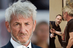 Oscar törenine gitmedi, Kiev’e gitti Sean Penn’e füze parçalarından ödül