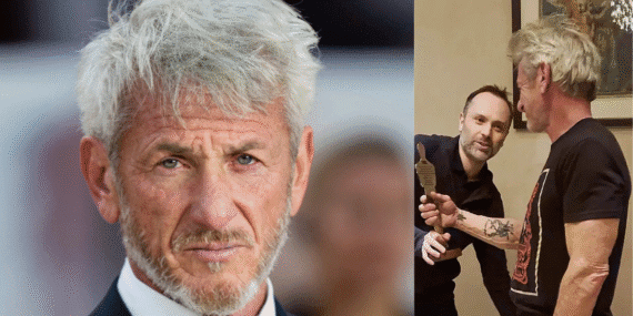 Oscar törenine gitmedi, Kiev’e gitti: Sean Penn’e füze parçalarından ödül