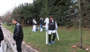 TEM yolunun kenarında bebek cesedi bulundu