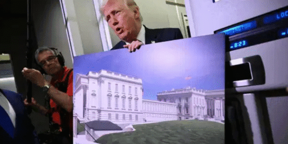 Trump, Beyaz Saray’daki sır perdesini kaldırdı: ‘Altında dev askeri kompleks var’