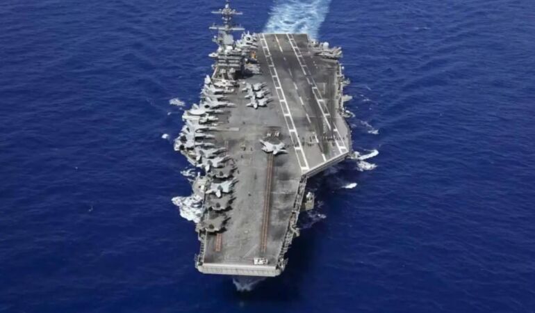İran Devrim Muhafızları açıkladı: ABD uçak gemisi USS Abraham Lincoln vuruldu!