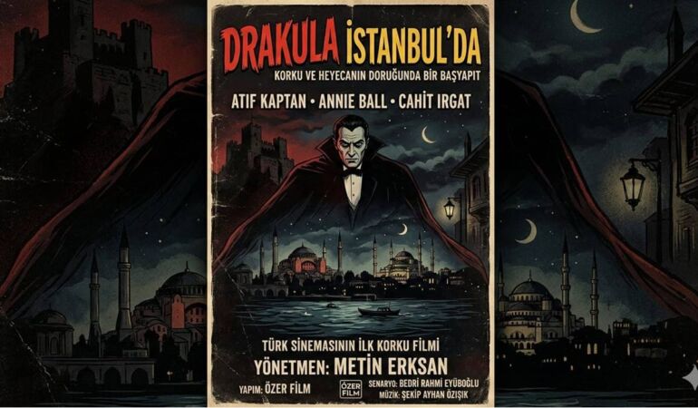 Dünya sinemasını ısıran ilk Türk: Drakula İstanbul’da filmi ve sivri dişlerin gizli tarihi…