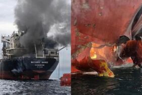 irandan hürmüz boğazında iki gemiye saldırı