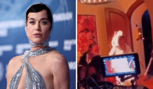 katy perry sahnede korku anlar