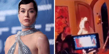 katy perry sahnede korku anlar