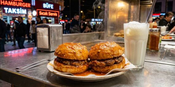 Taksim’in neon ışıklarından dünya mutfağına: Islak hamburger ritüeli