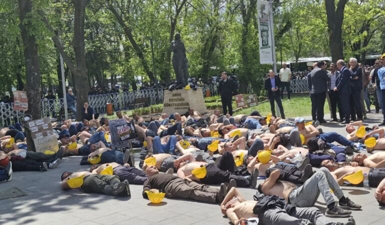Ankara’da madencilerin direnişi sürüyor: ‘Bu direniş Türkiye işçi sınıfının direnişidir’