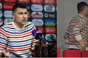 Burak Yılmaz Gaziantep FK’den ayrıldı, basın toplantısında korkutan sözler söyledi