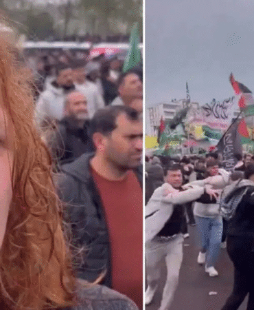 Diyarbakır’da şaşırtan görüntüler ABD karşıtı protestoya katıldığını sonradan fark etti (1)