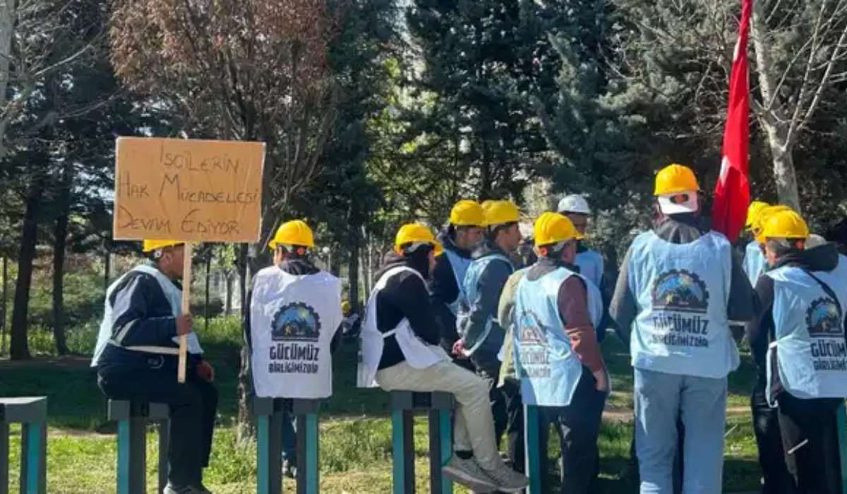 Doruk Maden işçileri 'Söke söke alacağız' diyerek 7. günde eylemi sürdürüyor