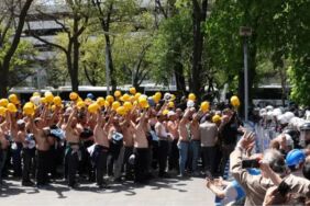 Doruk Madencilik işçileri