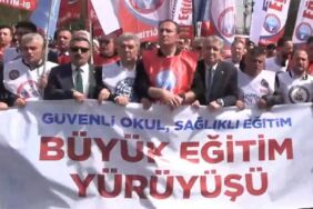Eğitimciler MEB’e yürümek istedi, polis engelledi 'Öğretmen düşmanı Yusuf Tekin istifa'