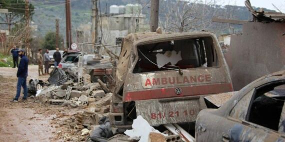 İsrail’den Lübnan’a hava ve kara saldırısı: Ambulans ve itfaiye araçları hedefte