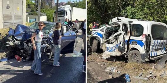 İzmir’de tır dehşeti! karşı şeride geçti, 10 araca çarptı: Ölü ve yaralılar var