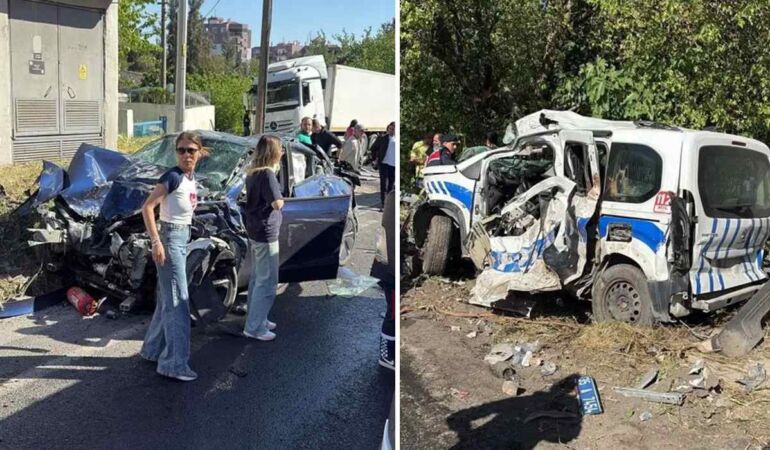 İzmir’de tır dehşeti! karşı şeride geçti, 10 araca çarptı: Ölü ve yaralılar var