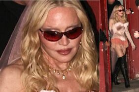 Madonna yeni albümünün tanıtımı için parti düzenledi.