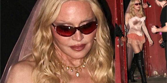 Müzik efsanesi Madonna’dan West Hollywood’da muhteşem albüm partisi