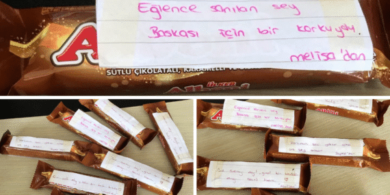 Öğrencilerden öğretmenlerine yürekten hediye: ‘Hep birlikte ayağa kalkacağız’