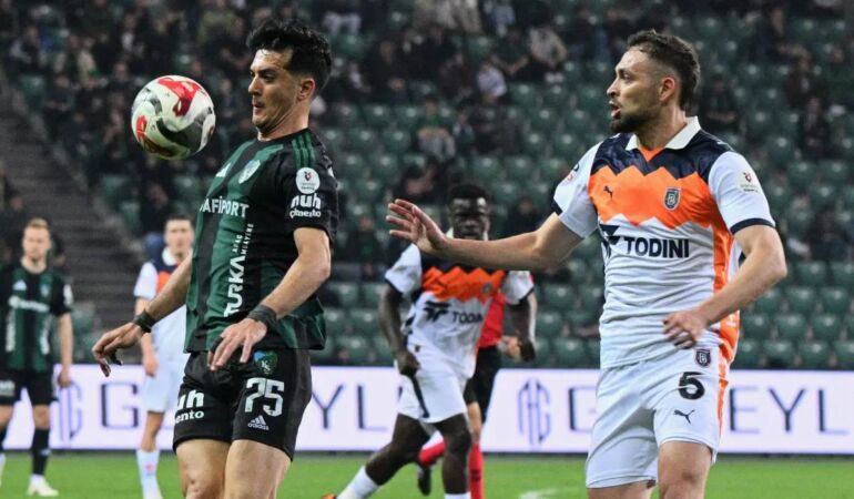 Süper Lig’de golsüz kapanış Kocaelispor ile Başakşehir yenişemedi