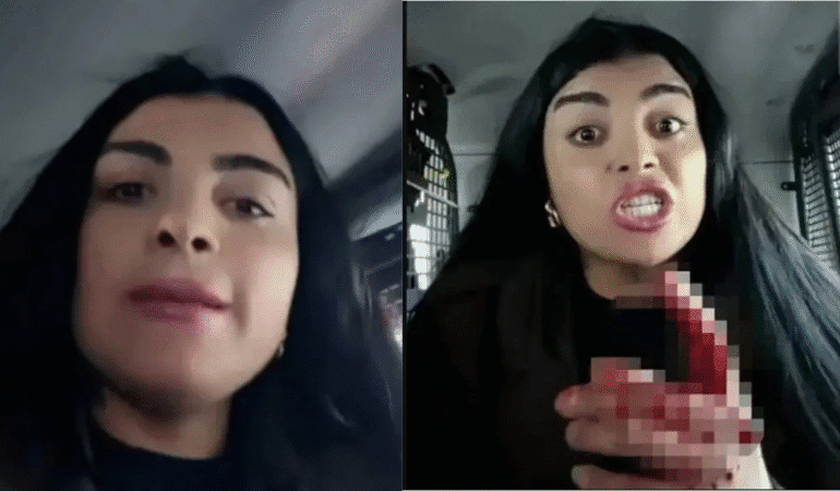 TikTok fenomeni Karagül olay yarattı Polis aracında canlı yayına devam etti