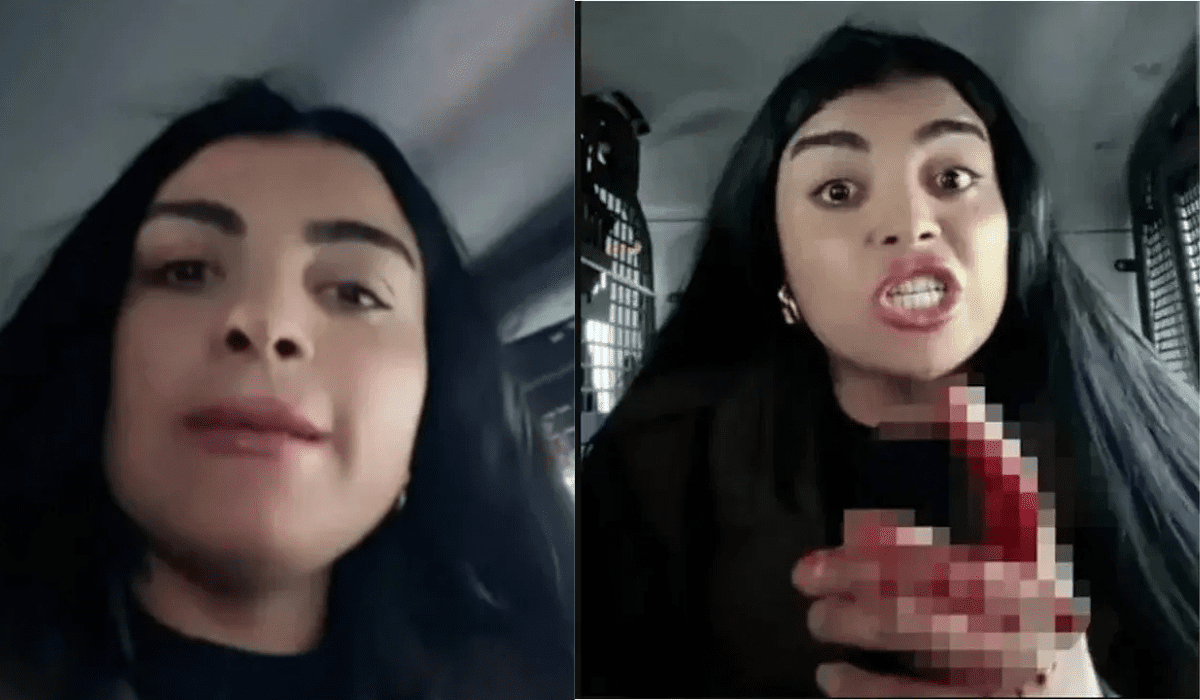 TikTok fenomeni Karagül olay yarattı Polis aracında canlı yayına devam etti